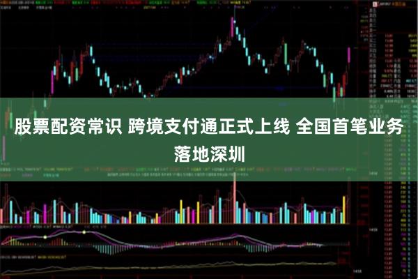 股票配资常识 跨境支付通正式上线 全国首笔业务落地深圳