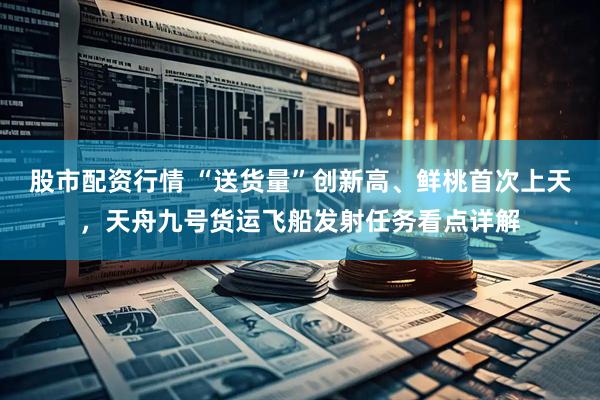 股市配资行情 “送货量”创新高、鲜桃首次上天，天舟九号货运飞船发射任务看点详解
